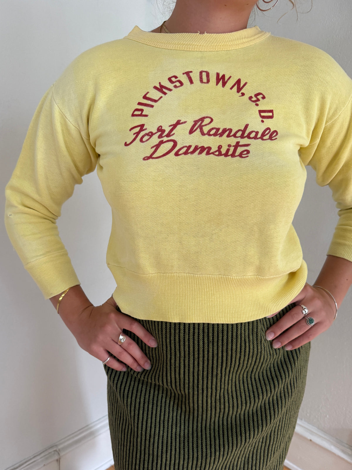 1950s FORT RANDALL TOURIST SWEATSHIRT