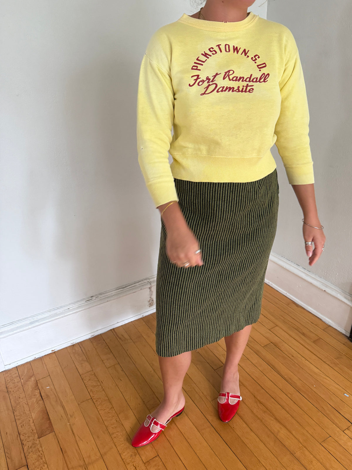 1950s STRIPE SKIRT