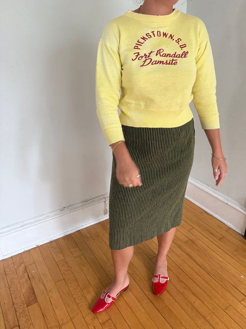 1950s STRIPE SKIRT