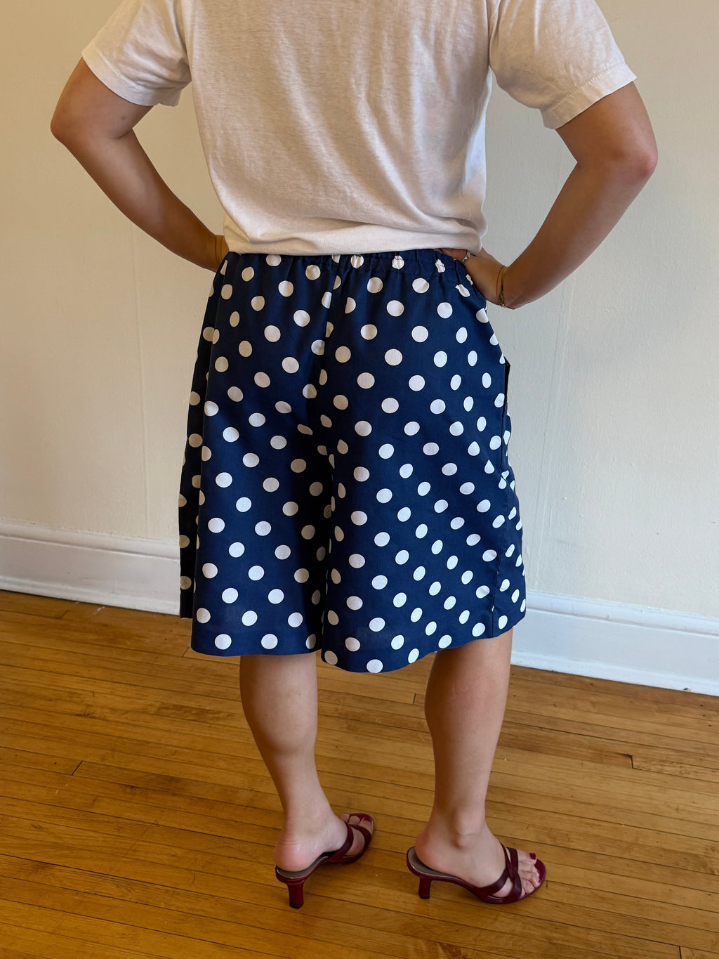 1980s POLKADOT CULOTTE SHORTS