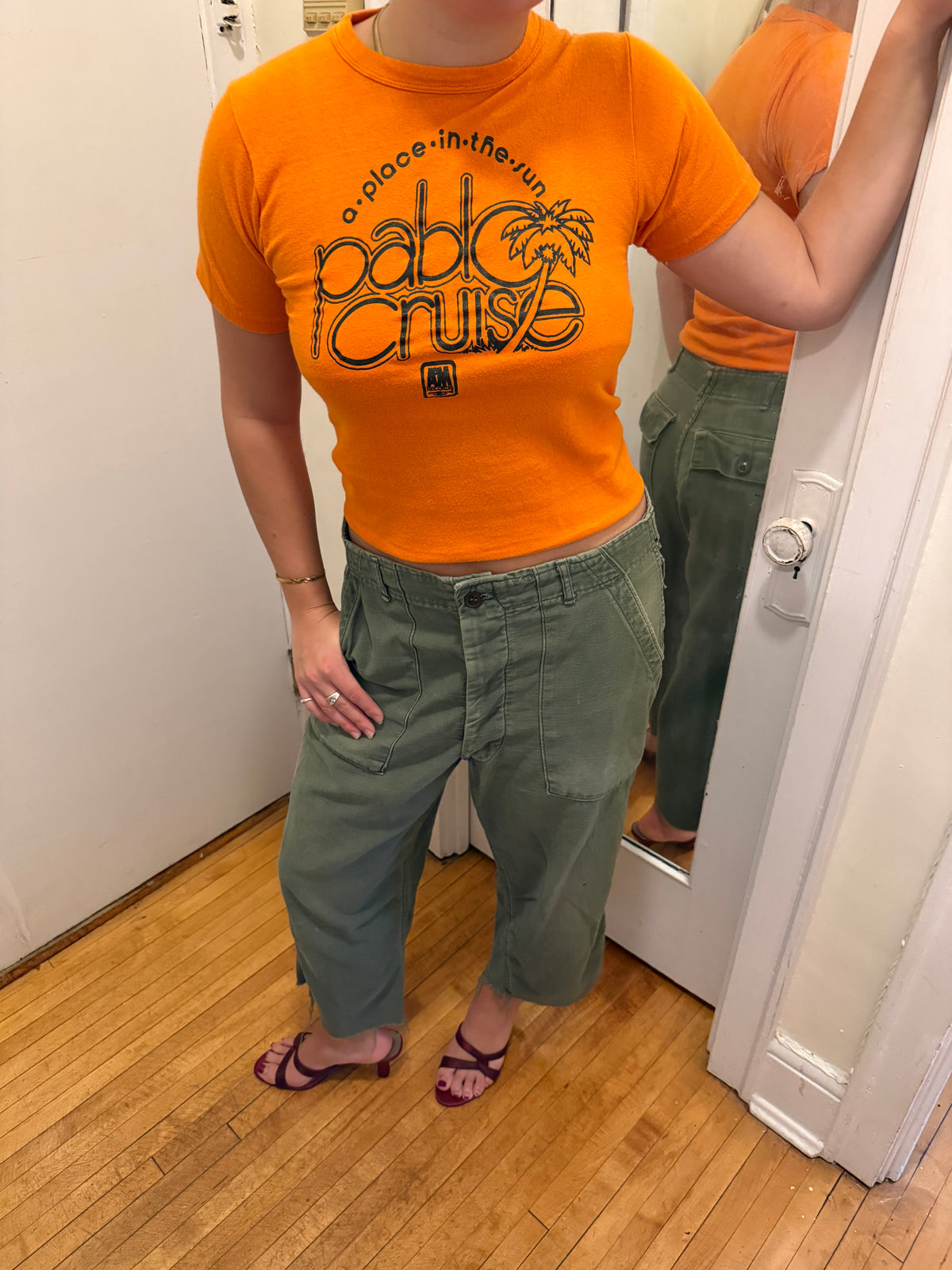 1960s OG-107 CROPPED TROUSERS