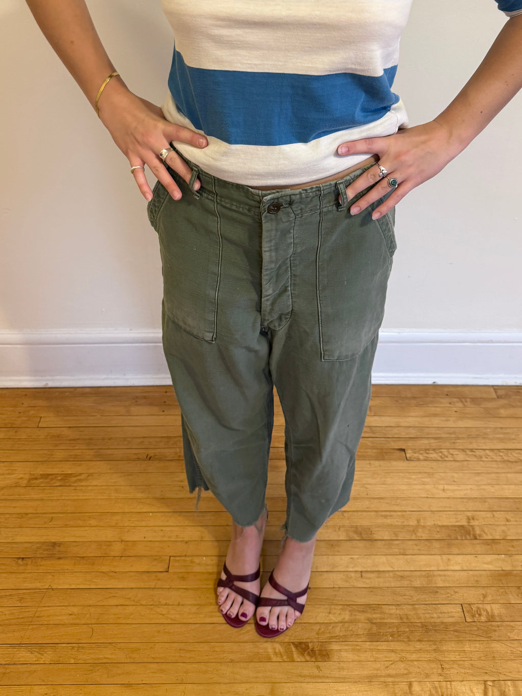 1960s OG-107 CROPPED TROUSERS