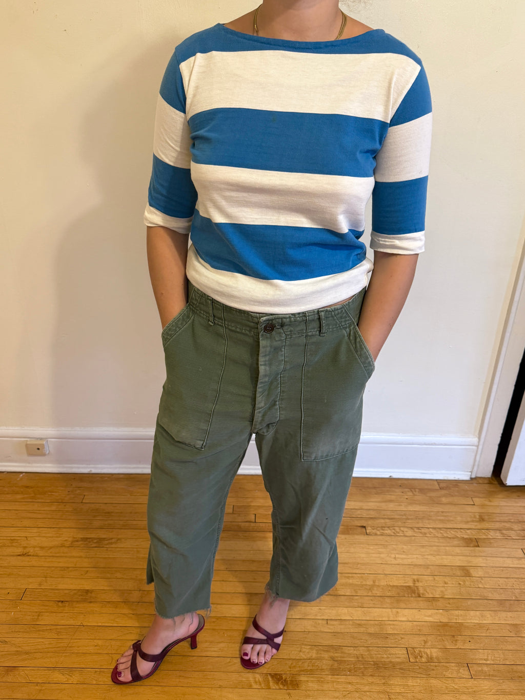 1960s OG-107 CROPPED TROUSERS