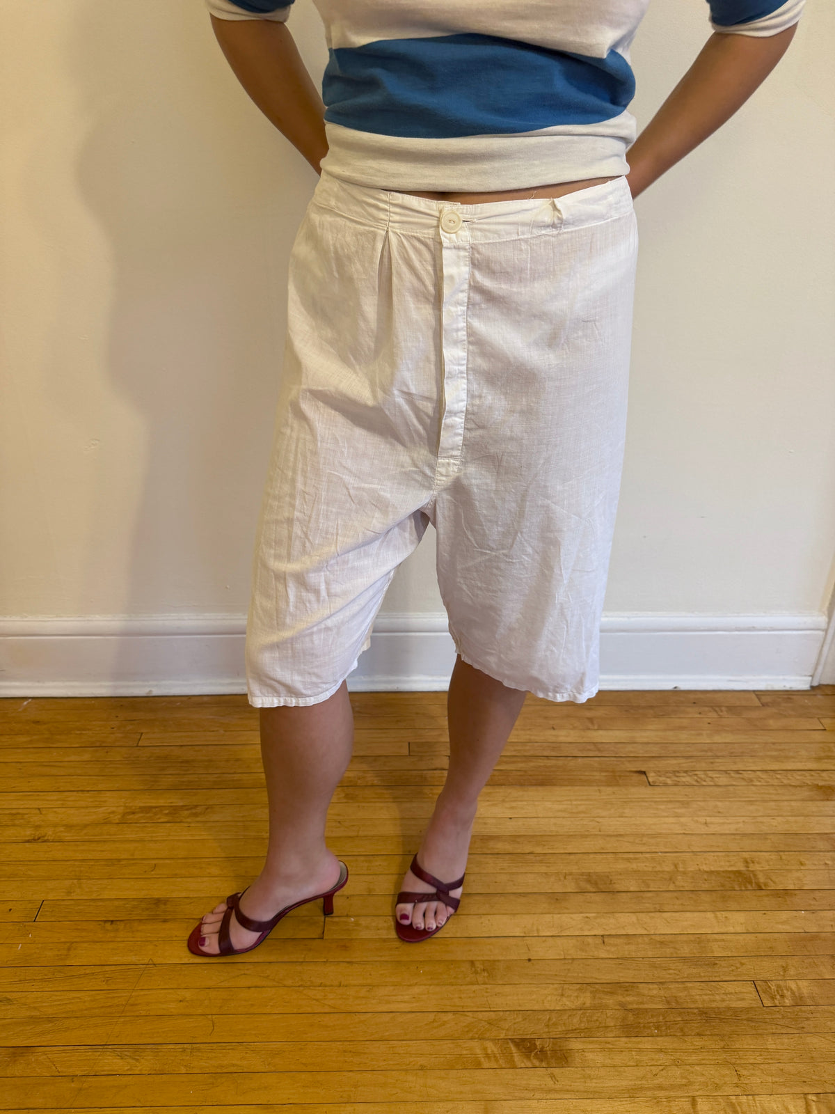 ANTIQUE BUTTON FLY BLOOMERS