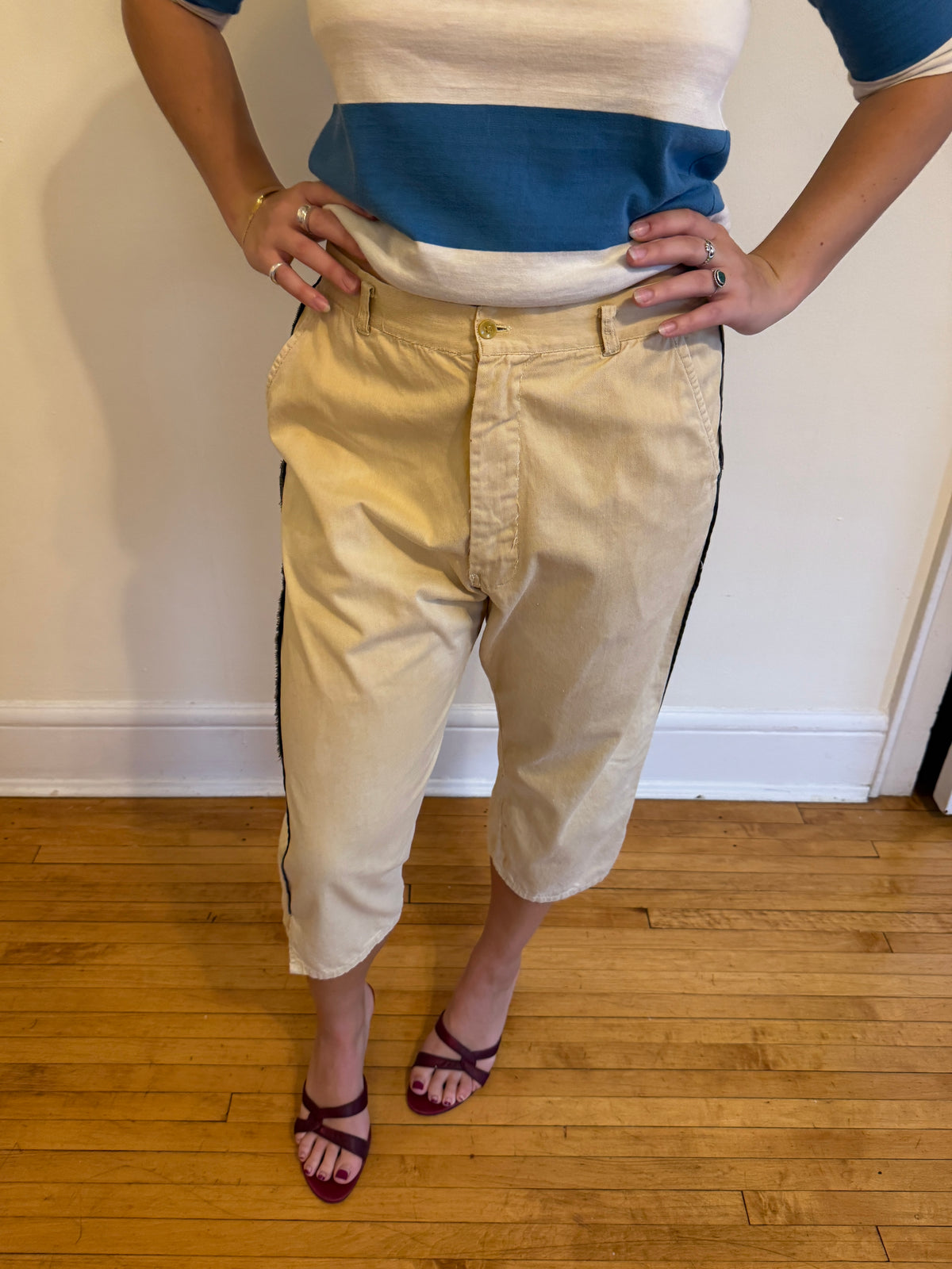 1950s COTTON SPORTSWEAR CAPRIS