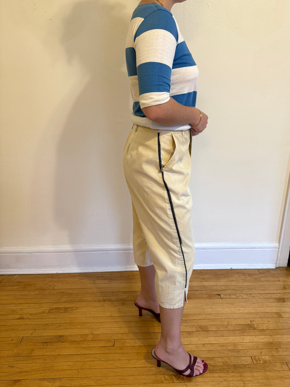 1960s STRIPED BOATNECK TEE