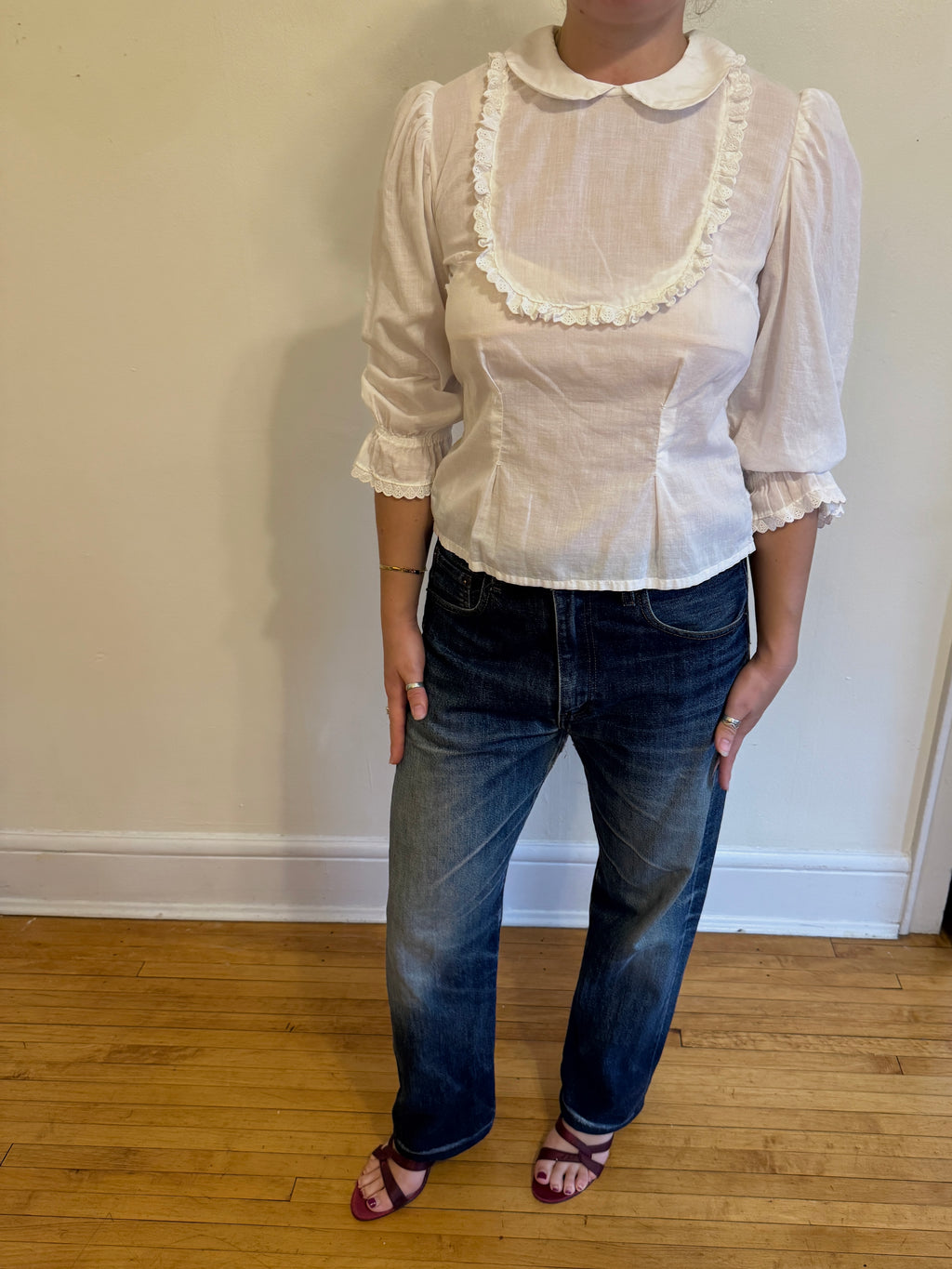 1930s PETER PAN COLLAR BLOUSE