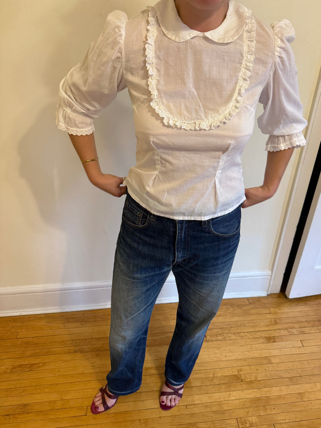 1930s PETER PAN COLLAR BLOUSE