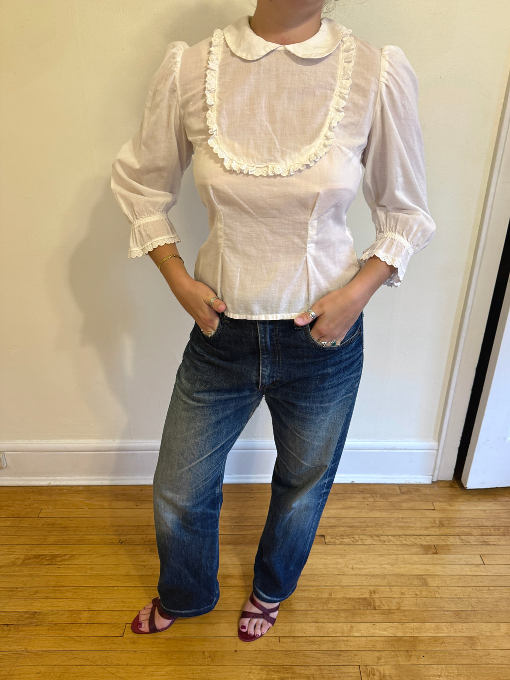 1930s PETER PAN COLLAR BLOUSE