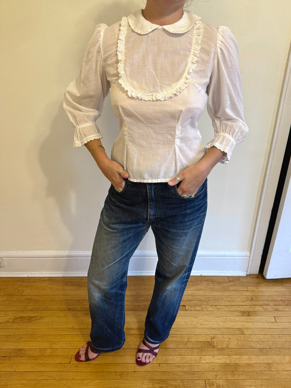 1930s PETER PAN COLLAR BLOUSE