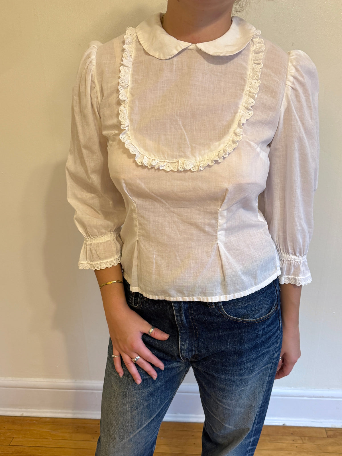 1930s PETER PAN COLLAR BLOUSE