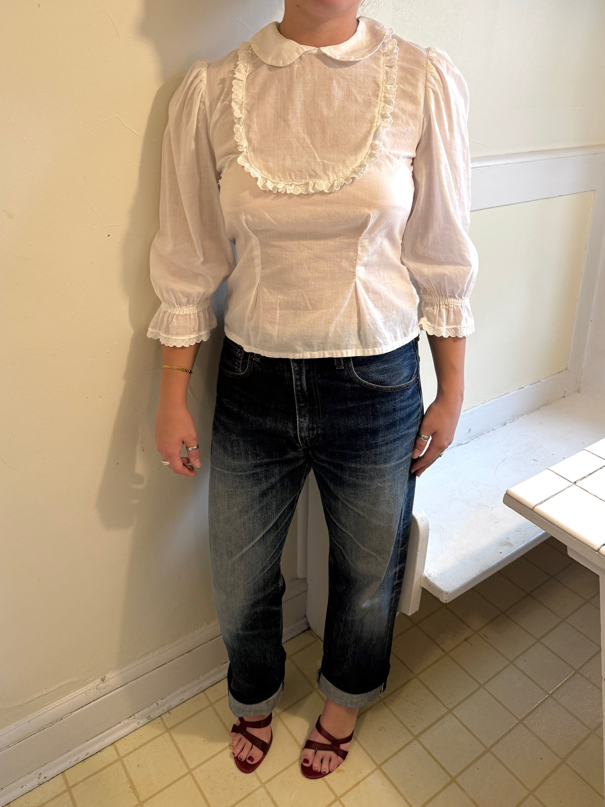 1930s PETER PAN COLLAR BLOUSE