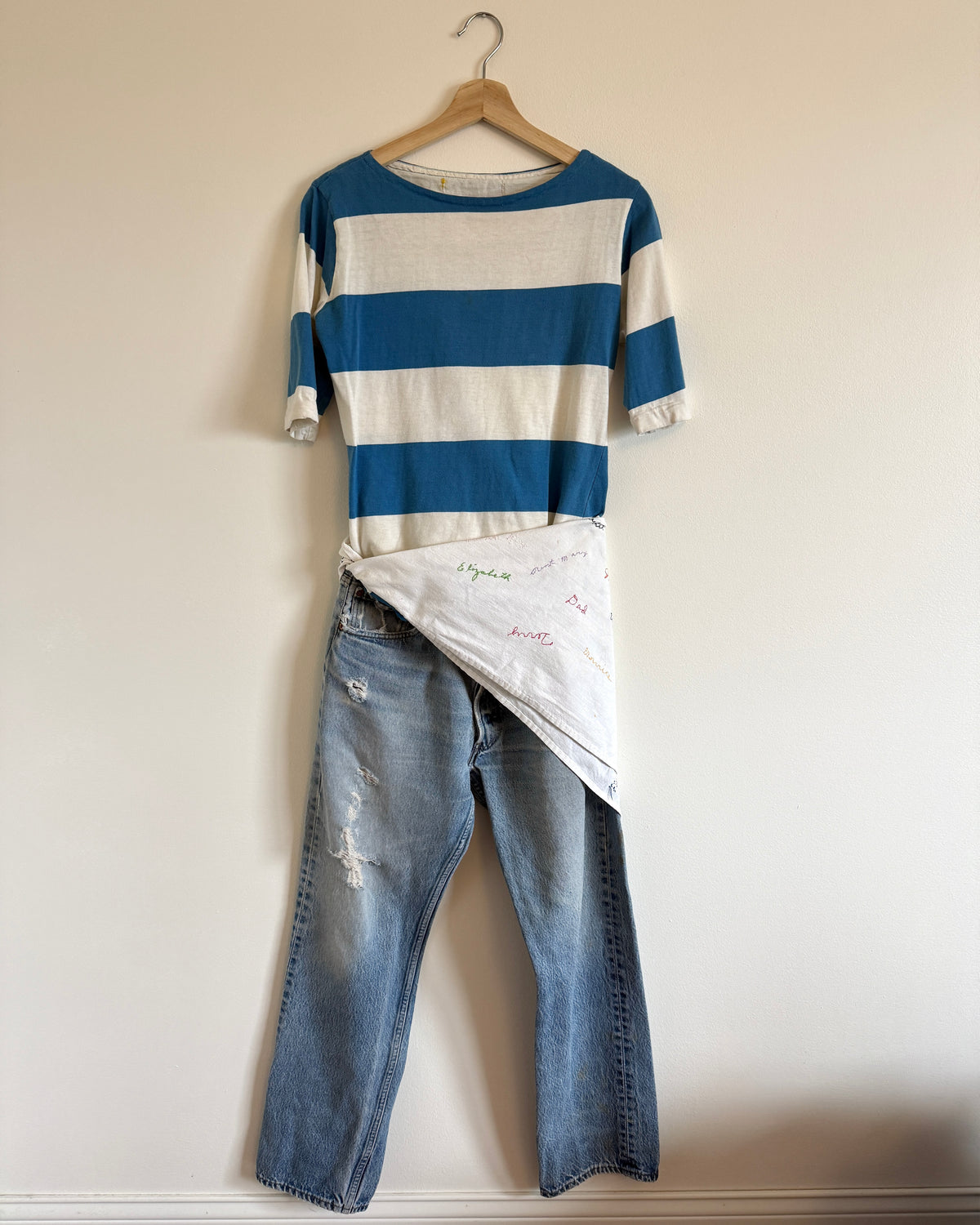 1960s STRIPED BOATNECK TEE