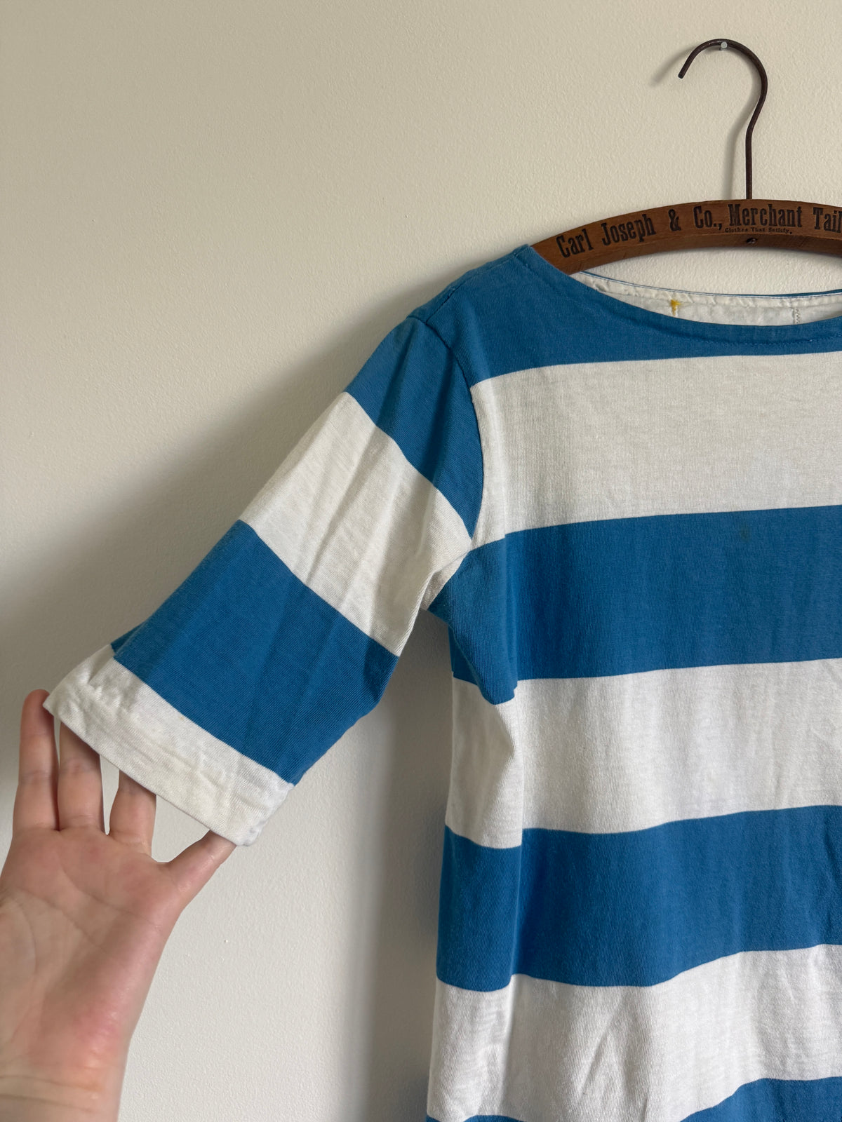 1960s STRIPED BOATNECK TEE