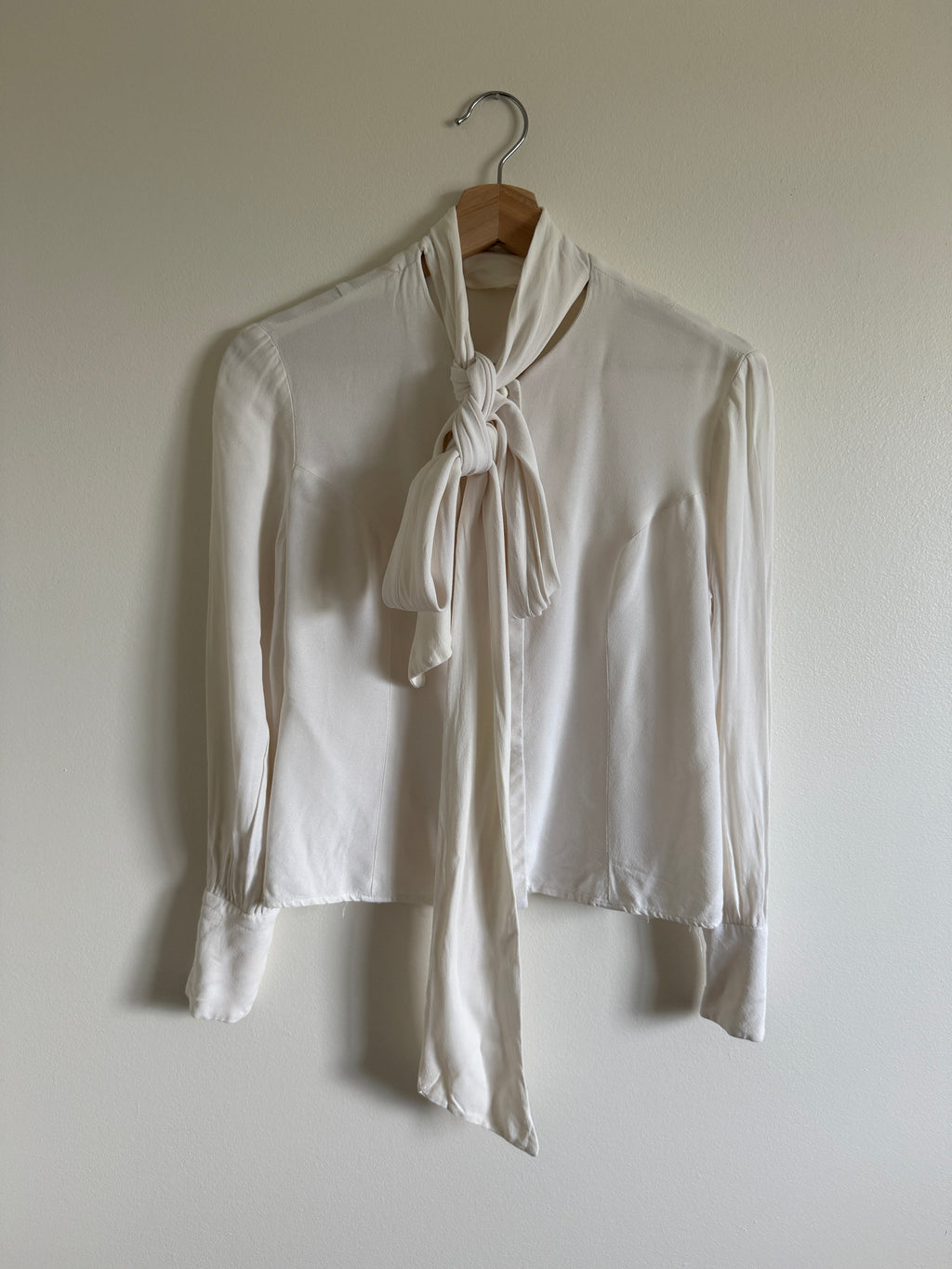 1940s BOW BLOUSE