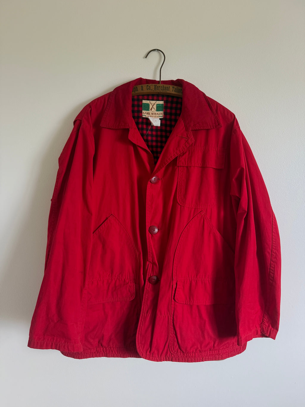 1960s RED HUNTING JACKET