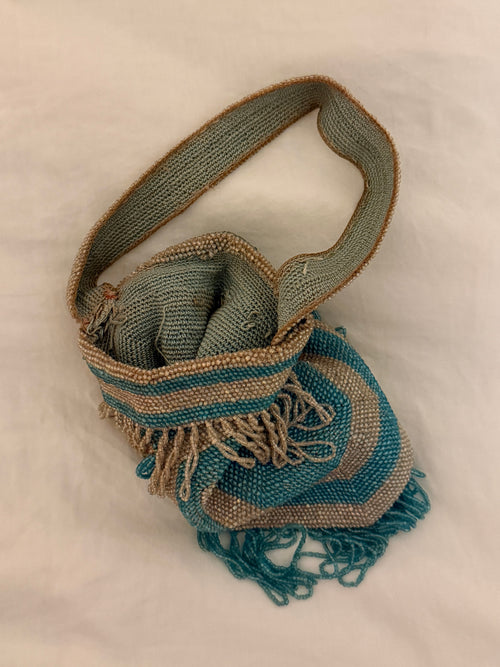 1920s ART DECO BEADED BAG